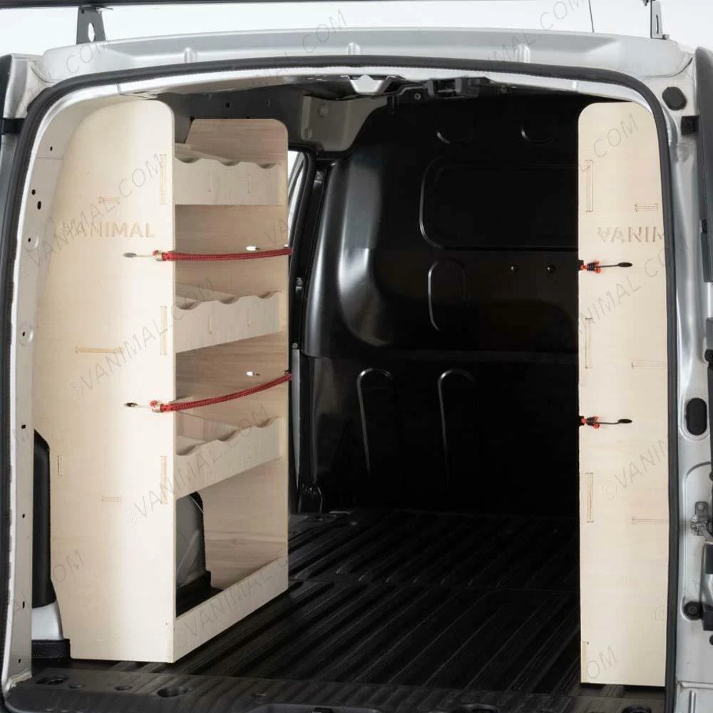 Mercedes Citan L1 SWB 2012 NS and OS Racking with Multi Compartment Shelving
