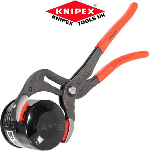Draper KNIPEX 81 11 250 SB Siphon Connector Pliers, 250mm main image 1