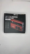 Maxpart 1000W Car Power Inverter 12V to 110V AC Red