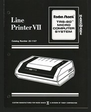 Radio Shack TRS-80 Manuals Line Printer VII, Numeric Pad, Micro Music