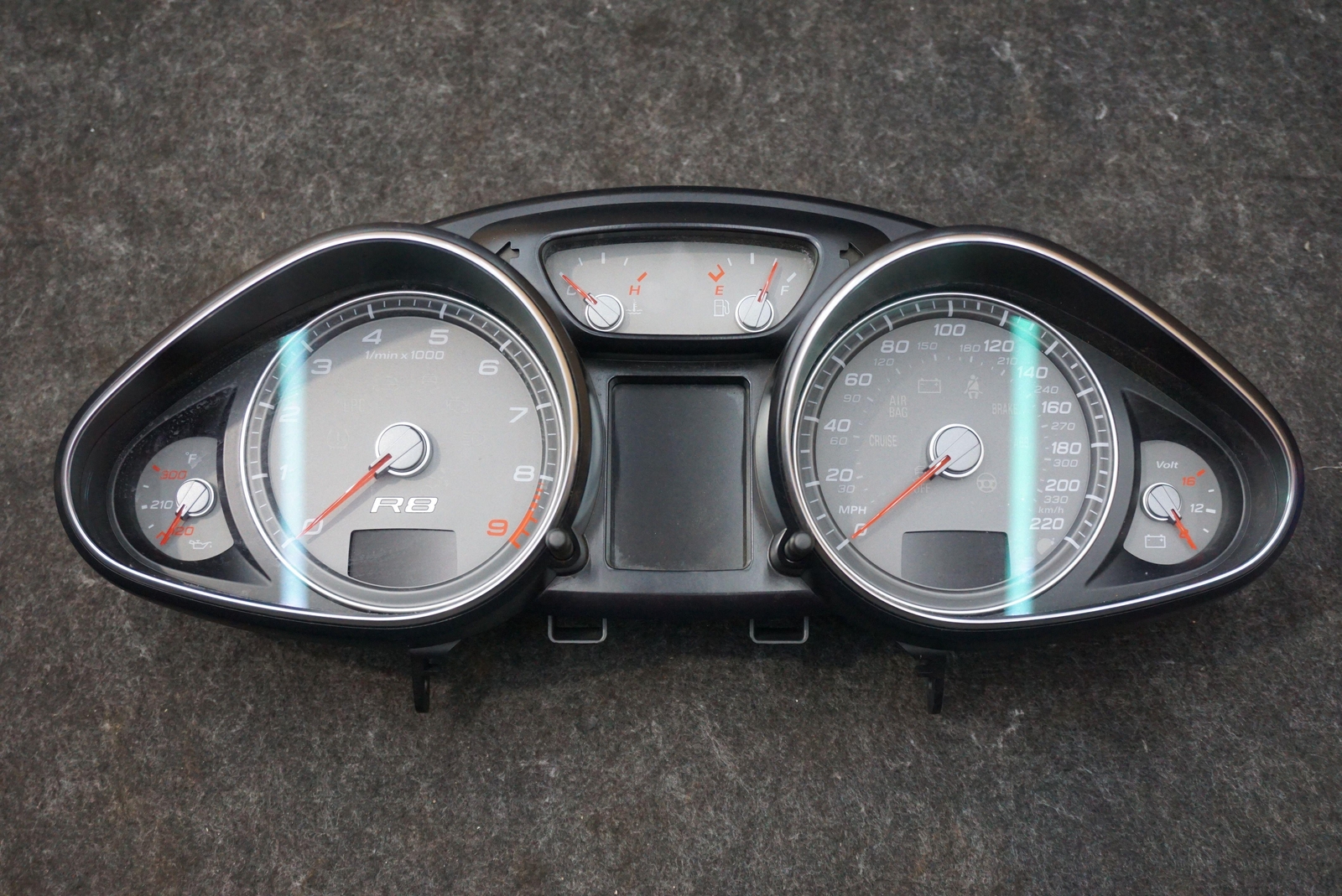 Dash Speedometer Instrument Gauge Cluster OEM MPH 420920981J Audi R8 2011-13
