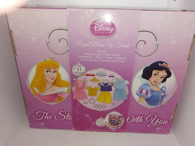 disney princess dress up trunk deluxe 21 piece Disney Princess 27-Piece Dress Up Trunk Set with Accessories, Kids Size, Gift Box