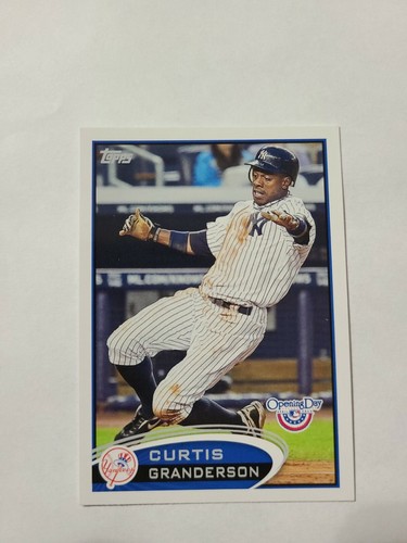 2012 Topps Karta baseballowa Curtis Granderson 105 - Zdjęcie 1 z 2