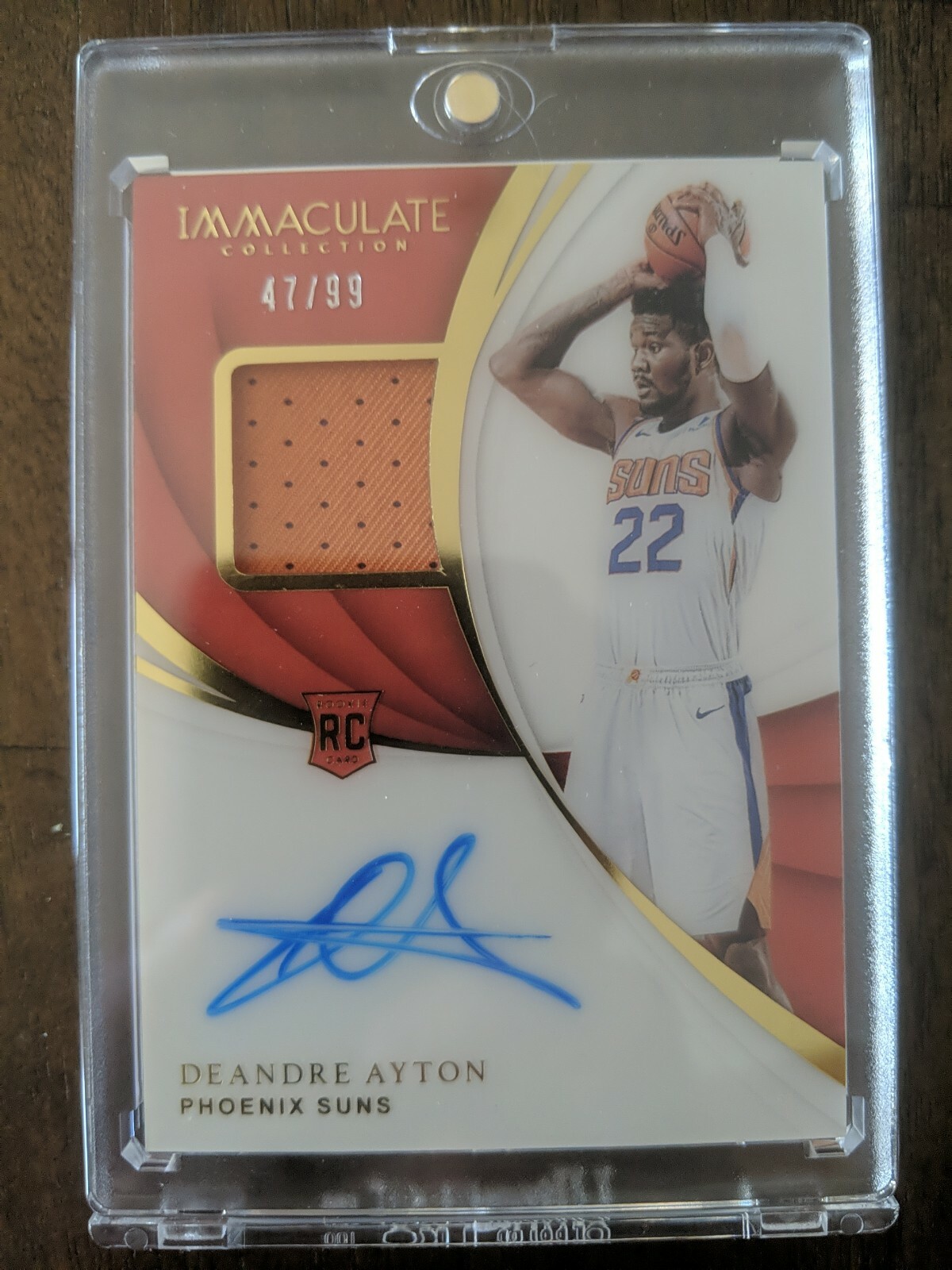 DEANDRE AYTON 2018-19 Panini Immaculate Rookie Patch Auto RPA Autograph RC /99🔥