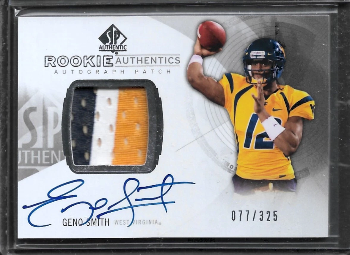 Geno Smith SP Authentic #183 Autograph Patch