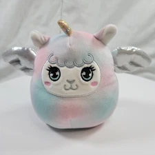 Squishmallow 5” Winona the Llama Pegacorn Plush Kellytoy Claire’s Glitter Wings