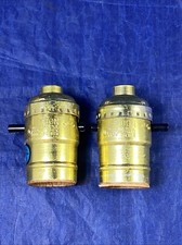 LAMP SOCKET PAIR LEVITON VINTAGE MADE IN USA