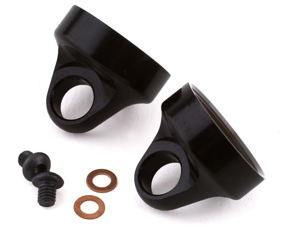 Team Losi Racing Aluminum G3 Domed Bleeder Shock Caps (2) [TLR333021]