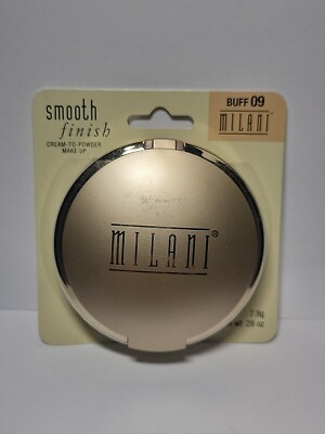 Milani Smooth Finish Cream-To-Powder Makeup #09 BUFF (New/Sealed) Discontinued