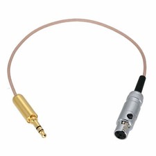 3.5mm TRS Male to Mini XLR Female TA4F 4P Audio Cable For Microphone Transmitter