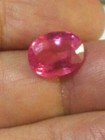 NATURAL GGL CERTIFIED GEM TESTED OVAL PINK SAPPHIRE 8.37 CARATS — photo 9