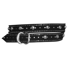 NEW Western Silver Studded Black Hatband - Adjustable