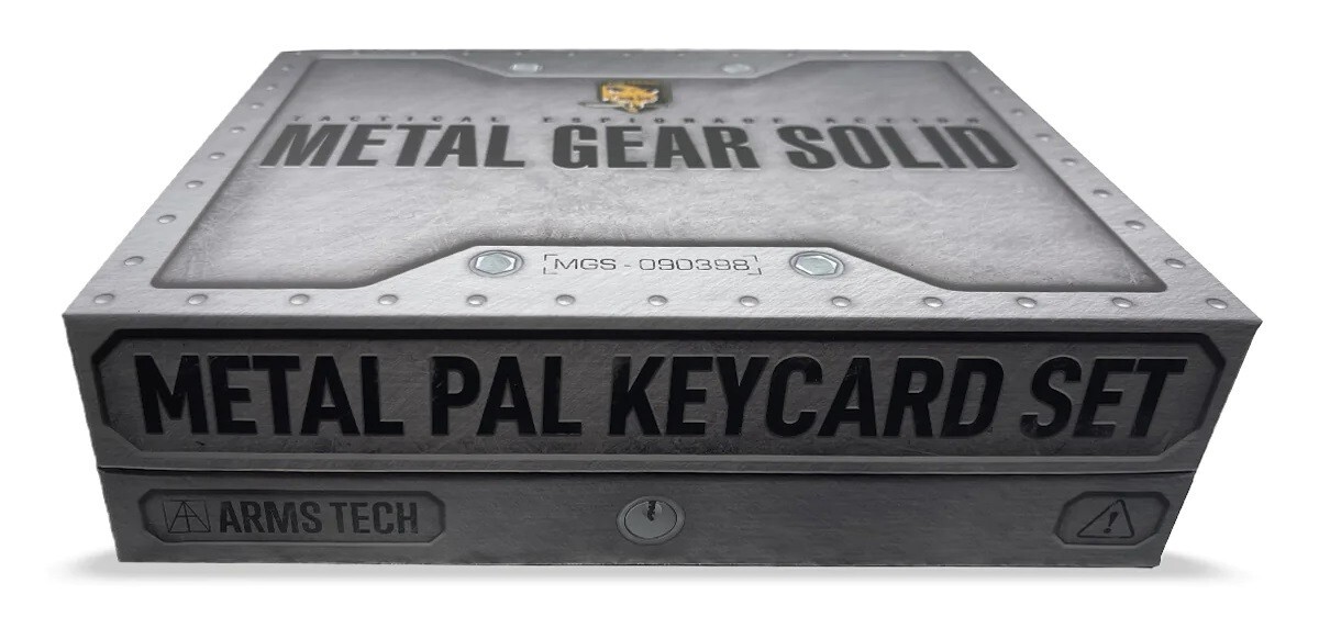 Metal Gear Solid Limited Edition 3 PAL Enamel Key Card Set Figure