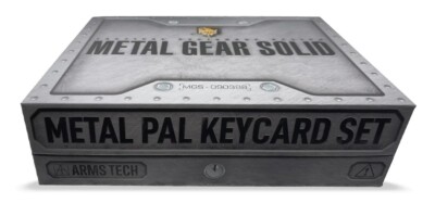 Metal Gear Solid Limited Edition 3 PAL Enamel Key Card Set Figure