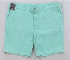 Men's Roundtree Yorke Casuals Classic Fit Flat Front 9" Inseam Stretch Shorts