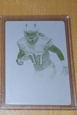 Jahleel Addae 1/1 2013 Panini National Treasures Rookie Printing Plate Yellow