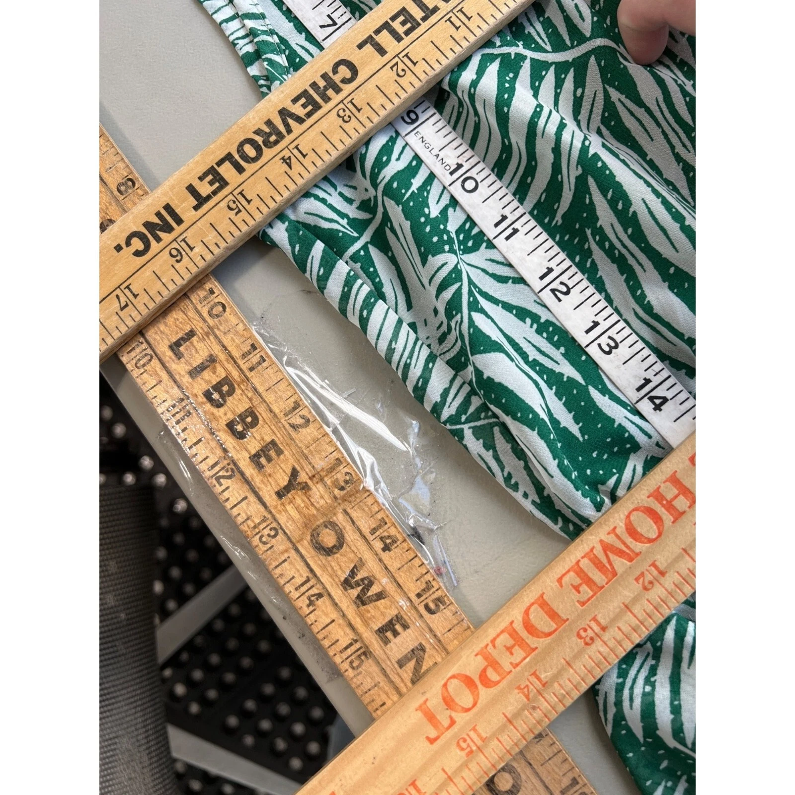 PALM ANGELS Wishlist Abbigliamento Stampa Foglia di Palma Maxi Abito Senza Maniche Donna S Verde Boho