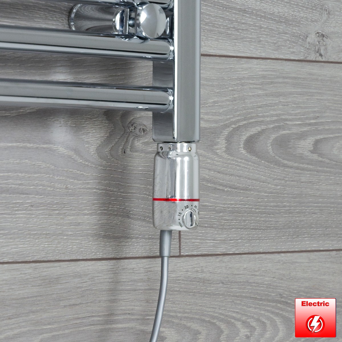 Chrome Electric Heated Towel Rail Radiator Ladder Straight Bathroom Warmer  Fast | eBay