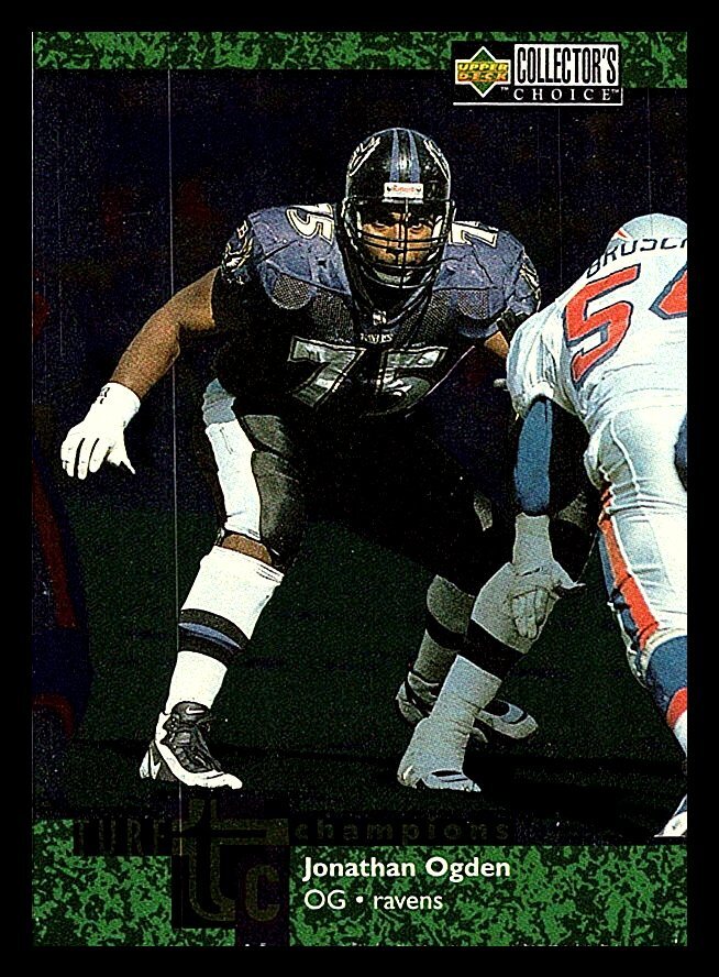 1997 Collector's Choice #TC19 Jonathan Ogden Turf Champions