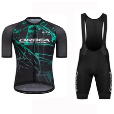 Mens orbea cycling team Short sleeve jersey bib shorts sets cycling jerseys bibs
