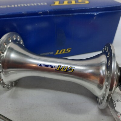 Moyeux Avant Shimano 105 HB-5500 – 36 Trous – Argent – NOS Neuf En Boîte