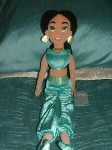 DISNEY Aladdin Jasmine Soft Toy Plush Doll 47cm **NEW**