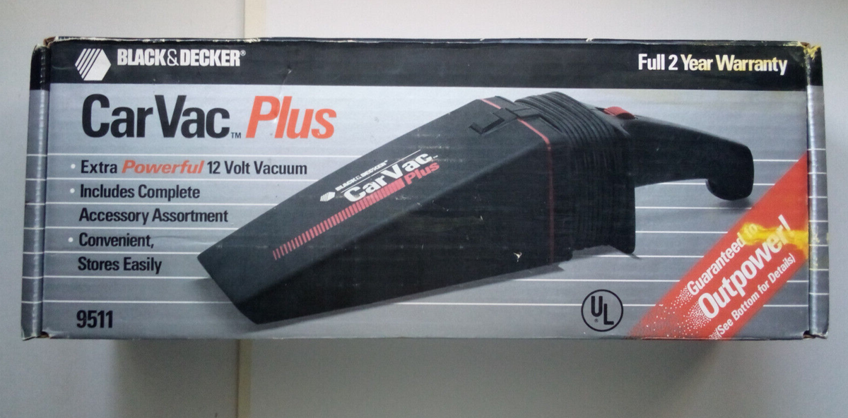 Black and Decker Car Vac Plus Model 9511 | eBay