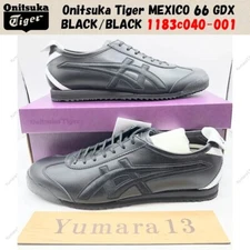Onitsuka Tiger MEXICO 66 GDX BLACK/BLACK 1183c040-001 Unisex Size