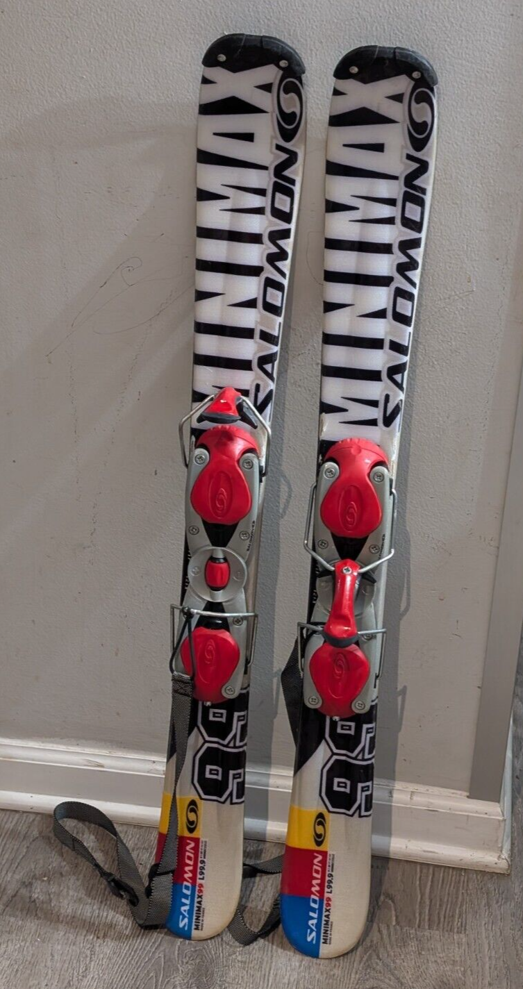 Sci corti Salomon MINIMAX 99 9 CM lame da neve mini trucco sci freestyle Francia