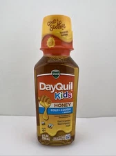 DayQuil KIDS Honey Cold & Cough + Mucus Alcohol-Free Acetaminophen-Free 8 fl oz