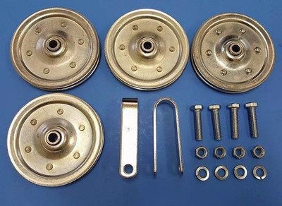 Garage Door Extension Spring Pulley - 2 Pack With 3 Sheaves, Free Shipping