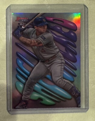 FRANCISCO ALVAREZ RC 2023 Bowman's Best Shellacked #SH-15 New York Mets