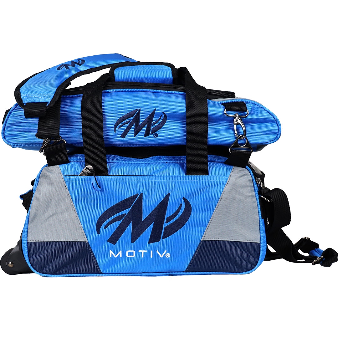 Motiv Ballistix Cobalt Blue 2 Ball Tote Bowling Bag
