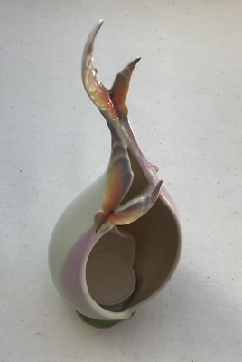 New, Franz Porcelain, Papillon Butterfly, Tea Lite Holder