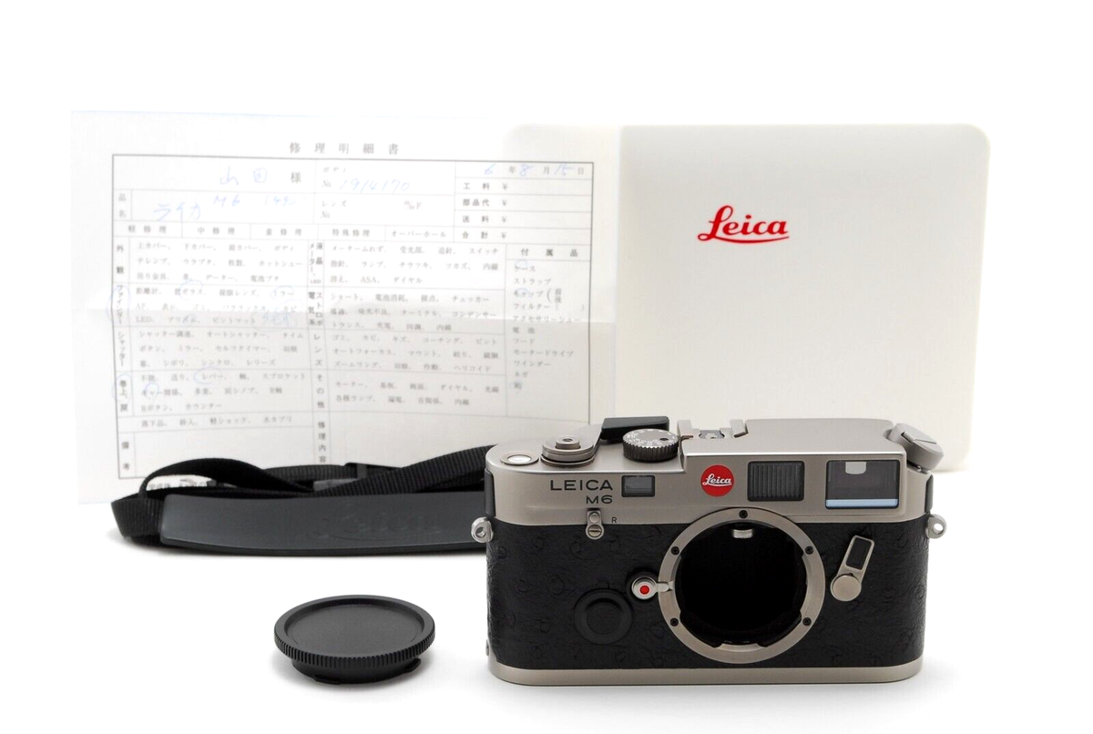 【美品/箱無し】LEICA M6 TTL Titanium 0.72 UNUSED】 Leica M6 Titan Titanium 0.72 Non TTL 35mm Rangefinder