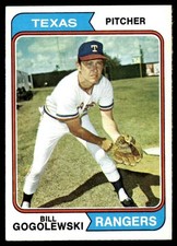 1974 Topps Bill Gogolewski Texas Rangers #242