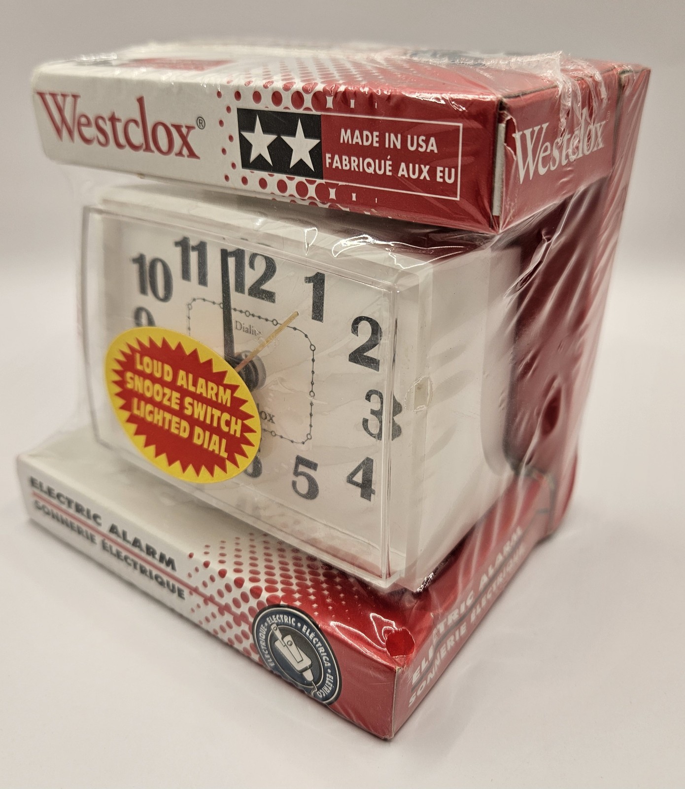 Vintage Electric Westclox Alarm Clock Bold II 22192 New USA