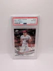 2017 TOPPS CHROME BASEBALL CARD #200 MIKE TROUT PSA 10 WHITE JERSEY LA ANGELS