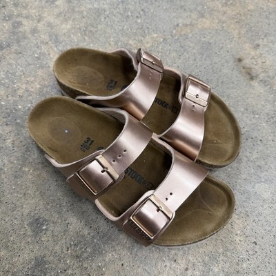 Birkenstock Arizona Sandals Rose Gold Kids EU 31 US 13-13.5