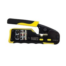 Klein Tools VDV226-110 Ratcheting Modular Data Cable Crimper / Wire Stripper / W