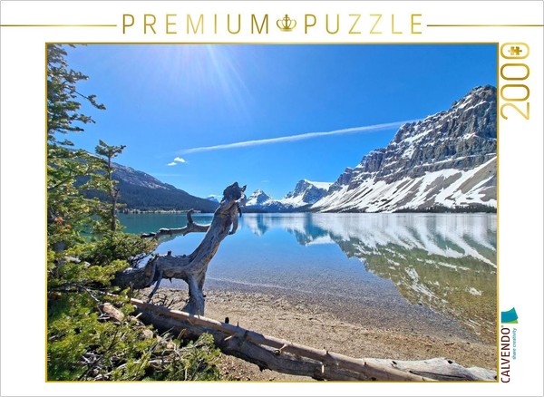 Calvendo Puzzle Bow Lake, Alberta | 2000 Pieces, Finished Size 35.4 × 26.4 In (9-image