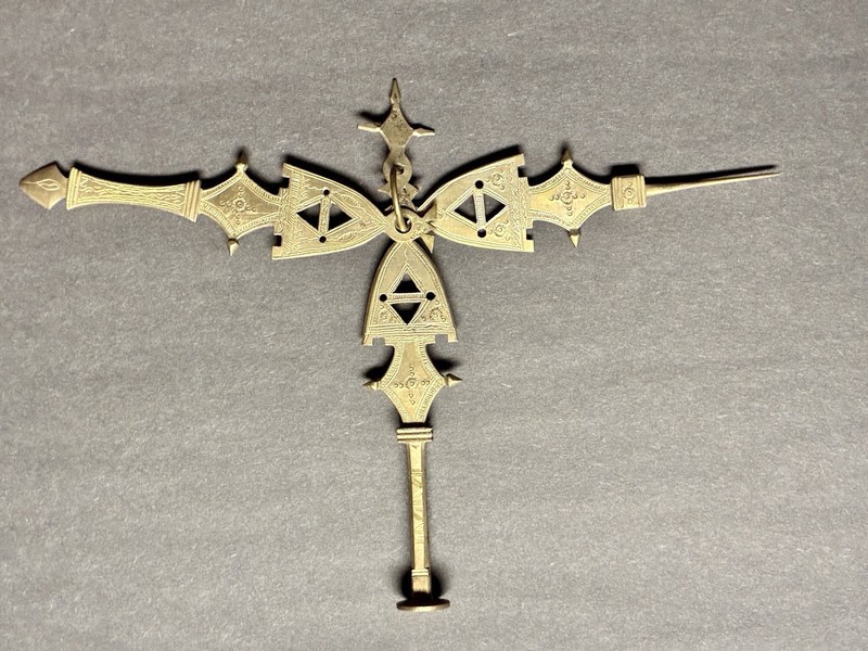 Antique North African Tuareg Tribal Pipe Tool.