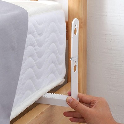 4Pcs Bettlaken Halter Schlafzimmer Hostel Haushalt Ausgestattet Blätter