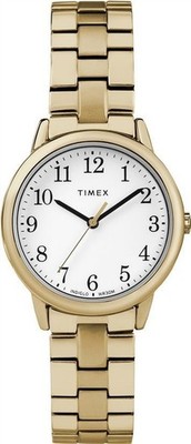 Timex TW2R58900, Easy Reader, Women's, Goldtone Expansion Watch, Indiglo, 30MM