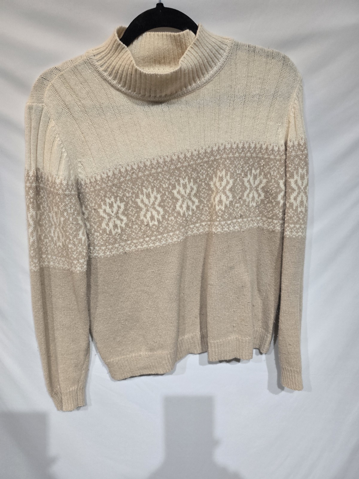 Classic Elements Angora Blend Mock Turtleneck Swe… - image 1