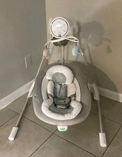 Baby Swing Grey and white