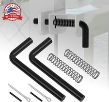 819T Trailer Gate Spring Latch Kit with Extra Pins 2 Pack Trailer Gate Pins Heav