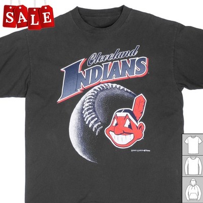 New VINTAGE CLEVELAND INDIANS 1996 Gift For Fans Unisex All Size T-Shirt SP22