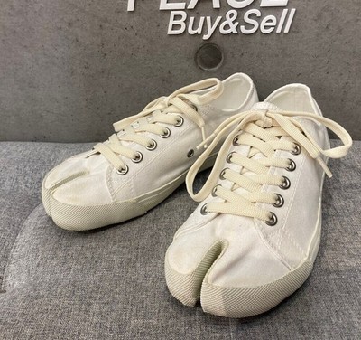 Maison Margiela Canvas Tabi Sneaker weiß 39,5 148410499