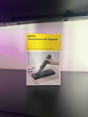Hoto Handheld Compressed Air Capsule 4-in-1 Vacuum (New Open Box)